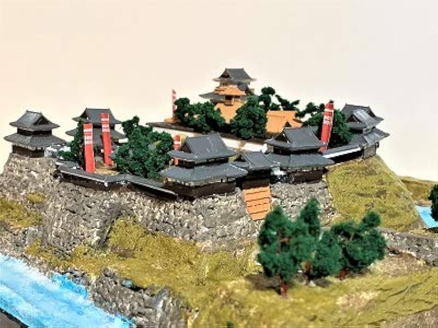 Amazon | [完成品] 日本100名城 上田城 ケース付き お城 模型