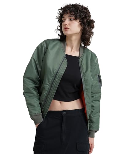 [Avirex] WOMENS MA-1 COMMERCIAL �G���G�[���� �R�}�[�V���� ���f�B�[�X �t���C�g�W���P�b�g �~���^���[�W���P�b�g �A�E�^�[ ���� L 401 �Z�[�W 783-5952607