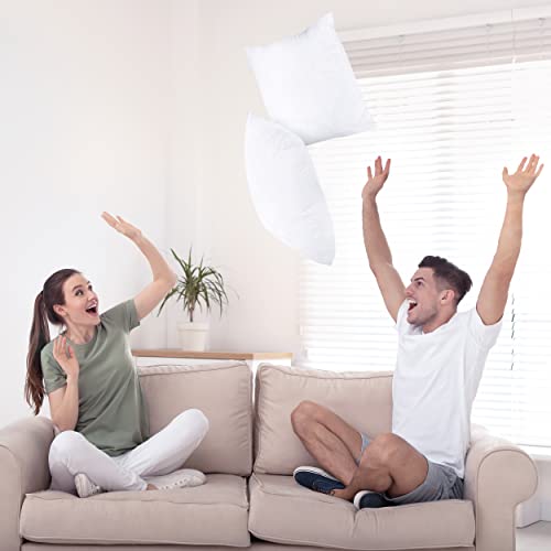 Utopia Bedding Throw Pillows Insert (Pack Of 2, White), 18 X 18 Inches Couch Sofa Cushion, Decorative Pillow And Sham Stuffer For Bed #TOP2