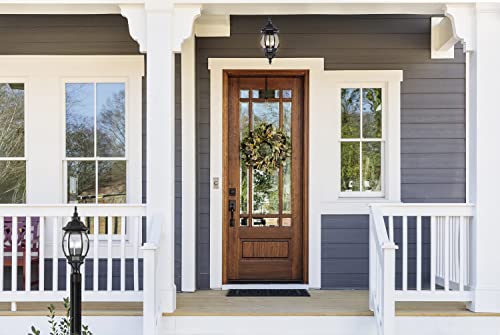 Nuvo 60/899 Central Park Outdoor 3-Light Post Lantern, 60 Watts/120 Volts (Black), 21 X 7.4 Inches #TOP4