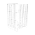 SSWBasics White Wire Dump Bin - 18" X 18" X 30"