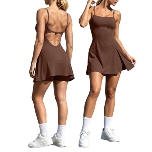 Robe swing trapèze au design ajusté en filet fin pour une silhouette athlétique