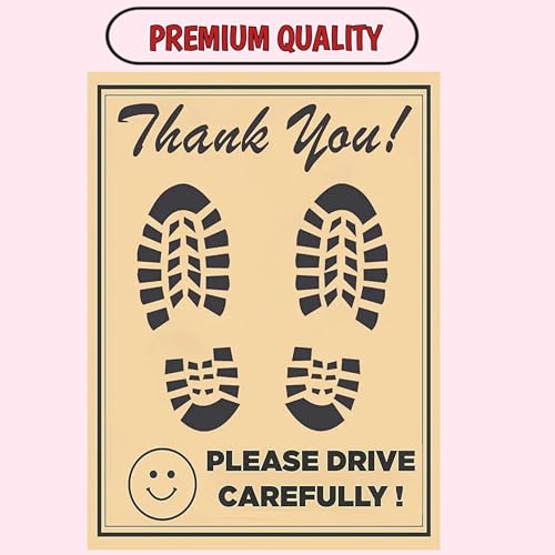 Image of HR Disposable Paper Foot Mat, Large Size, (Pack of 20 Sheets) Universal Size for All Car,Bus,Van,Truck,Crew Cab,Trailer,SUV,Scooter,Car Paper Interior Automotive Mats Brown 17 x 21 cm
