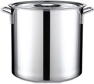 APTS-pot Barilotto di Ispessimento in Acciaio Inossidabile barilotto di Acciaio Inossidabile con Coperchio Grande pentola di minestra barile di Petrolio Secchio Domestico Multiuso barile di Riso 30L