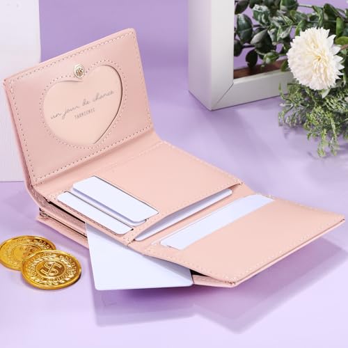 SOIMISS Cute Pu Cartoon Wallet for Women Small Compact Purse Fruit Patterns Multi-functional Leather Holder for Cards Keys and Cash4