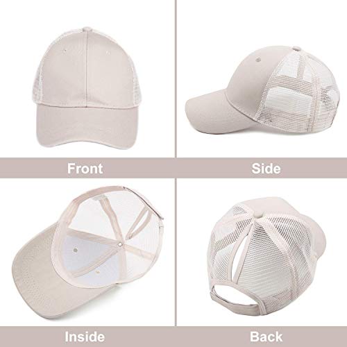 Bwiv Cappello da Baseball Donna Berretto a Rete