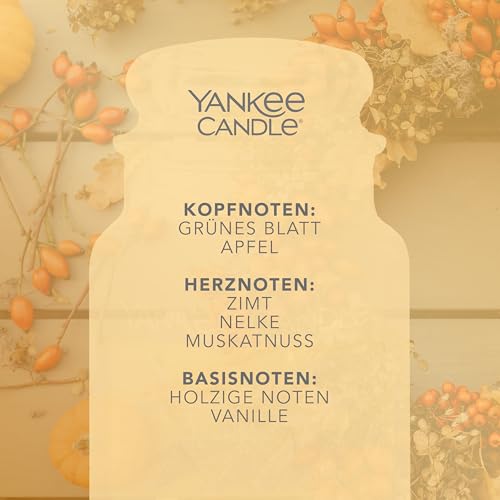 Yankee Candle Duftkerze im Glas (groß) | Autumn Wreath | Kerze mit langer Brenndauer bis zu 150 Stunden | Perfekte Geschenke für Frauen