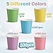 Nicunom 500 Pack 6 Oz Paper Cups, Colorful Small Disposable Paper Coffee Cups Hot Cold Beverage Drinking Cup for for Water, Juice, and Espresso