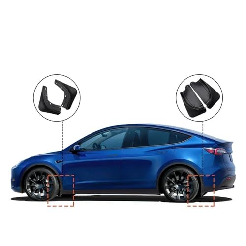 Guardabarros para Toyota Avanza 2022-2024: protectores de salpicaduras traseros 5