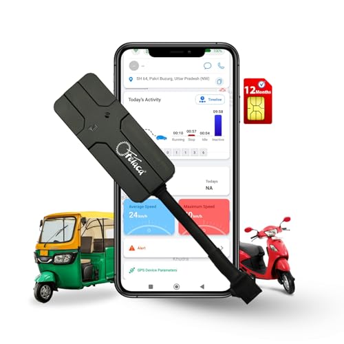 Image of V5 (12 Month Sim Data and App Subscription) Hidden Wired GPS Tracker with Location Tracking, Geo Fence Alert, More 20+ Features for Car, Bike, Truck, Bus