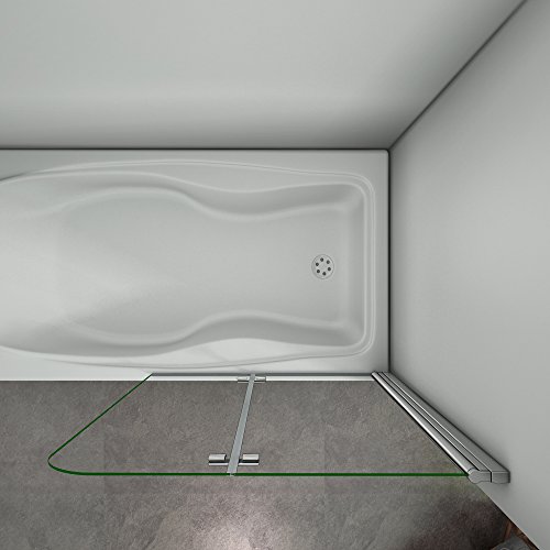 Box Doccia Vetro 6mm Parete da Vasca Movibile