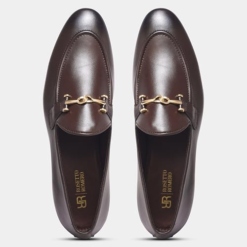 Image of Rosetto Romero Command Classic Dress Penny Loafers For Men