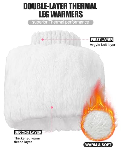 Image of Shihanee Fleece Leg Warmers Women