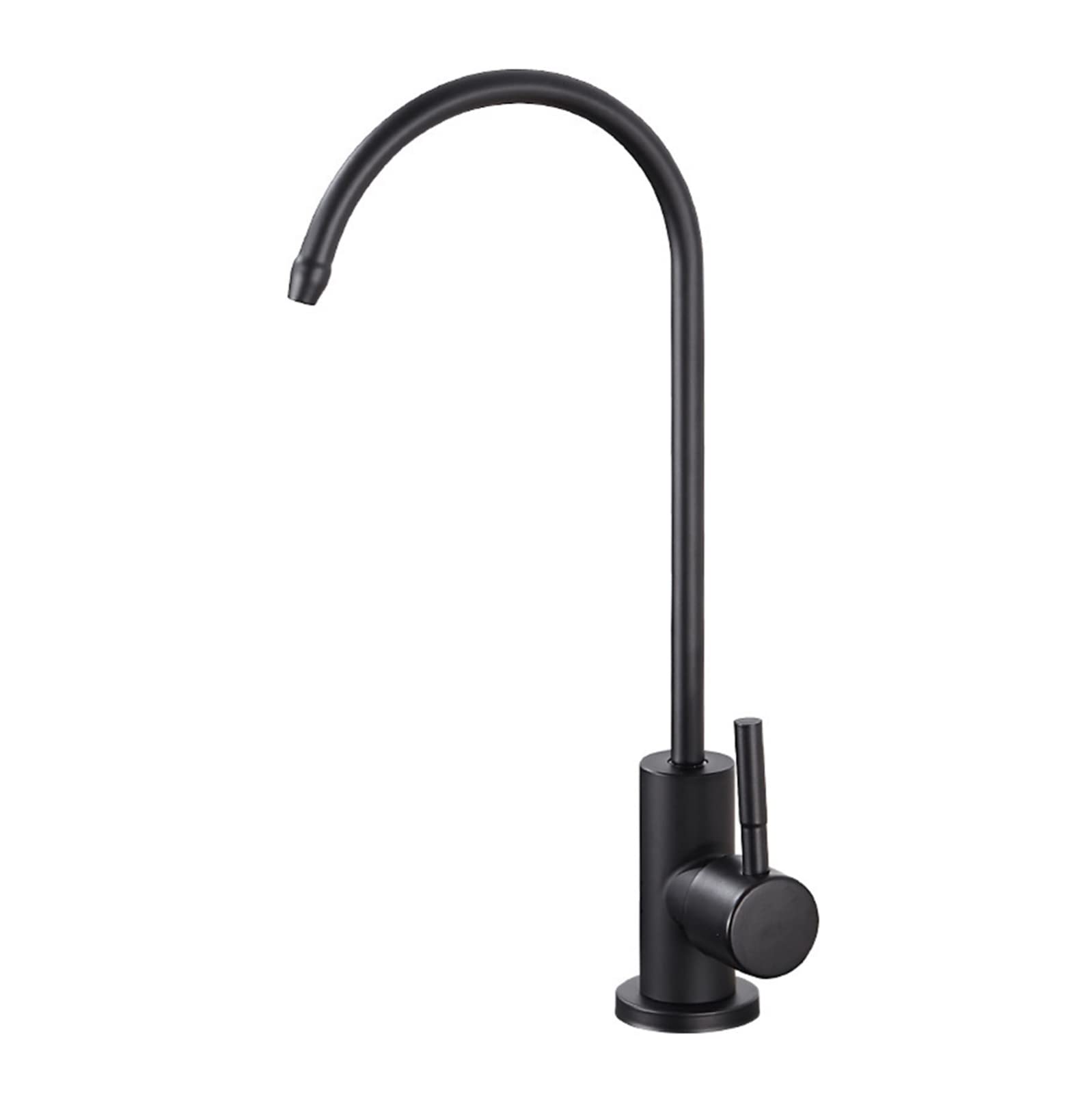 Robinet de filtre à eau de cuisine mitigeur noir osmose inverse orientable 360