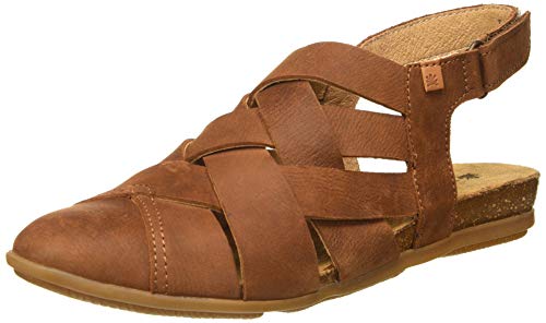 El Naturalista Stella, Sandalias con Punta Cerrada para Mujer, Marrón (Wood Wood), 38 EU