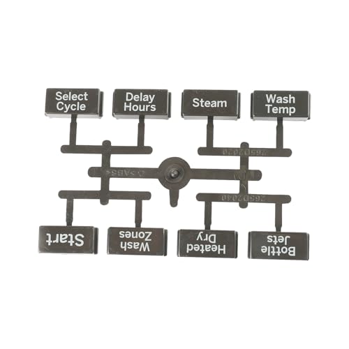SUPPLYZ Direct Replacement for GE WD09X22799 Dishwasher Dishwasher Button & Graphics