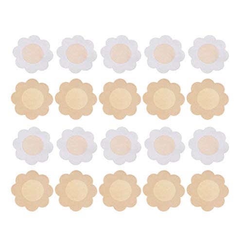 SUPVOX 50 pares de capas de mamilo protetores de mamilo descartáveis confortáveis adesivos de mamilo