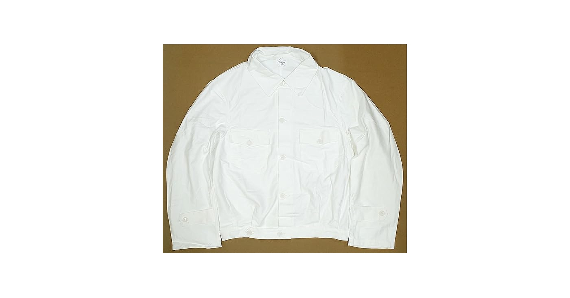 【d.i.a.】ホワイト ミリタリージャケット /GAL MILITARY 実物 新品 デッドストック イタリア軍 ショートワーク