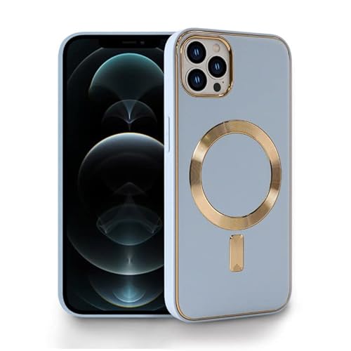 ZENIX DESIGN TECH iPhone12 Pro Max �p �P�[�X Magsafe�Ή� �[�d �o���p�[ �����Y�ی� PU���U�[ �J�o�[ ZX-magshinee (�X�J�C�u���[)