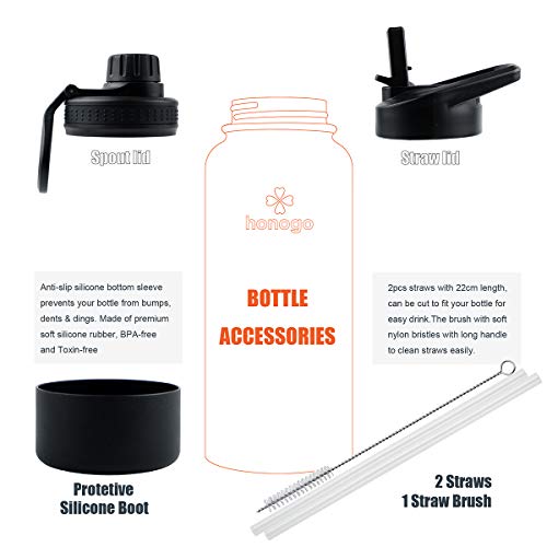 honogo Hydro Bottle Termo Deportivo Térmico 32 oz Acero Inoxidable Doble Pared Naranja miniatura 4