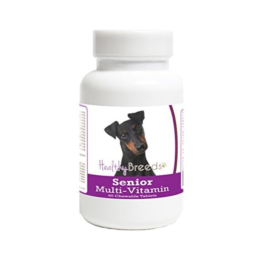 Healthy Breeds Manchester Terrier Senior Dog Multivitamin Tablets 60 Count