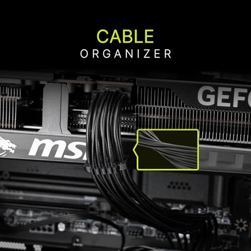 Image of MSI MAG A650GLS PCIE5, Fully Modular Compact Gaming 650W Power Supply, 80+ Gold, ATX 3.1 & PCIe 5.1 Ready, Native Dual-Color 12V-2x6 Embossed Jacket Cables, Low-Noise, 10 Year Warranty
