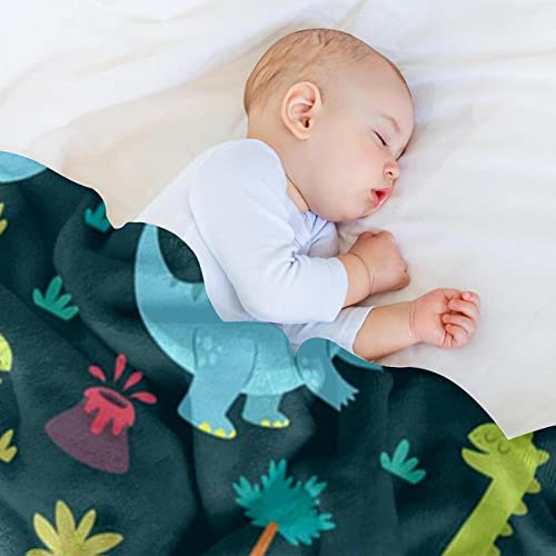 Couverture douce dinosaure pour apaiser les nuits de vos enfants