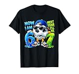 6th Birthday Boy Soccer Ice Cream Drip 67 Meme 6 Year Old T-Shirt