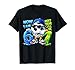 6th Birthday Boy Soccer Ice Cream Drip 67 Meme 6 Year Old T-Shirt