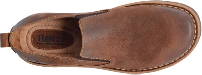Born Mens Size 8 Bryson Brown Distressed Suede Slip-On Casual Shoes Bryson | Born Shoes main image 4