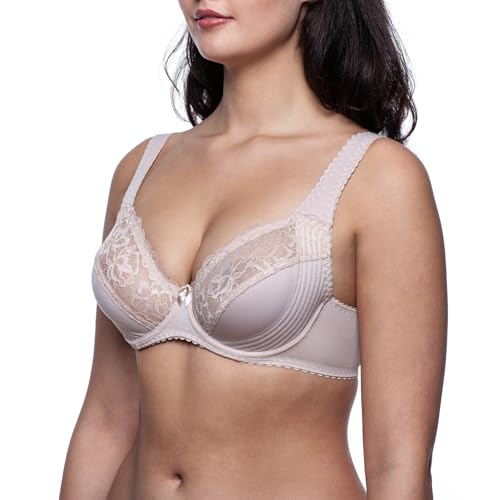 Image of frugue Women's Minimizer Underwire with Side Support Unlined Bra