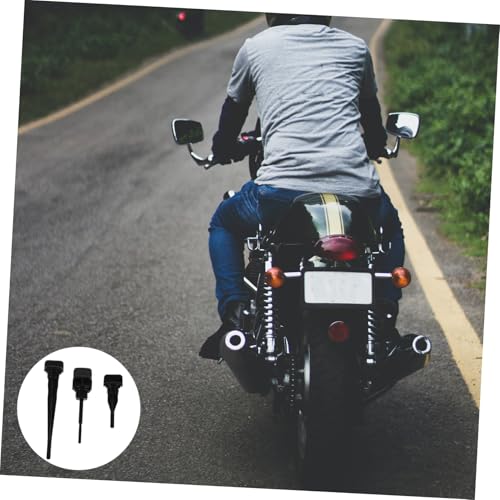 Varilla de nivel de aceite negra de plástico para moto, medidor resistente de transmisión 4