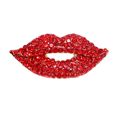 Heart Brooch For Women Cluster Pave Elegant Crystal Love Heart Brooches Pin Wedding Party Clothes Accessories Valentines Gift