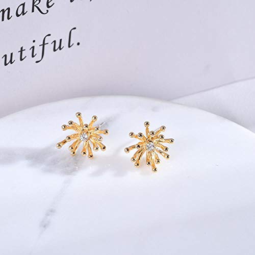 Preisvergleich Produktbild UOUAY Damen Schmuck Ohrringe Zweifarbige Ochsenschwanz Ohrringe Weihnachten Geschenk