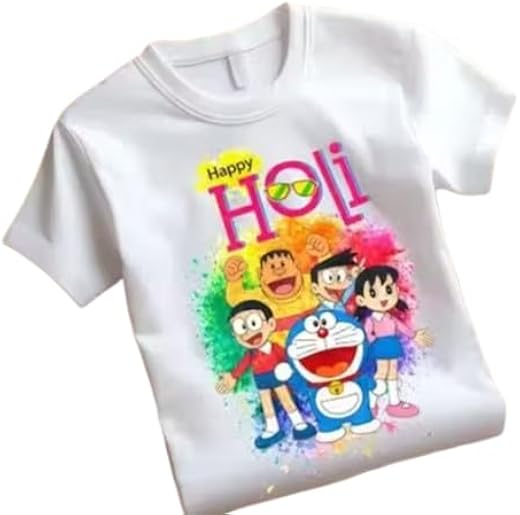 Kids Holi Printed Tshirt