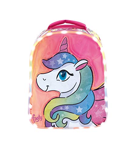 Footy: Mochilas Preescolar para Niñas   con Dibujo Unicornio para Chicas de Infantil