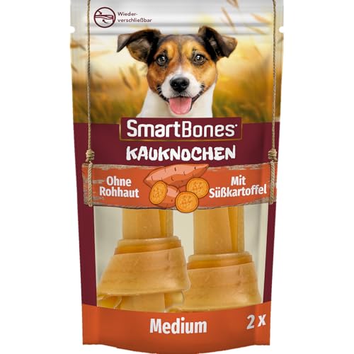 Produktbild von SmartBones Kauknochen Medium mit Süßkartoffel für mittelgroße Hunde