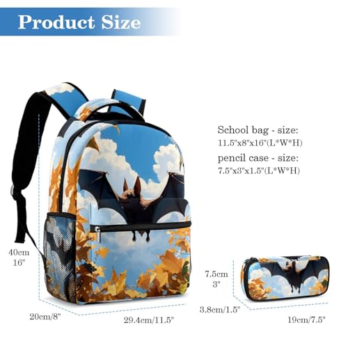 Sac à dos scolaire enfant ado trousse crayons daypack multicolore - 2