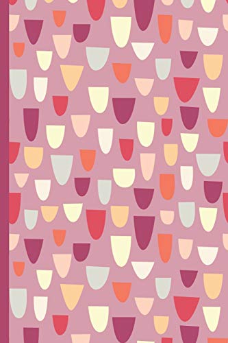 Notes: A Blank Sheet Music Notebook with Mid Century Style Pattern Cover Art image 3