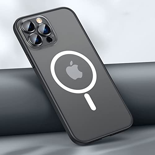 Protection caméra iPhone 12 Pro Max coque noire charge sans fil