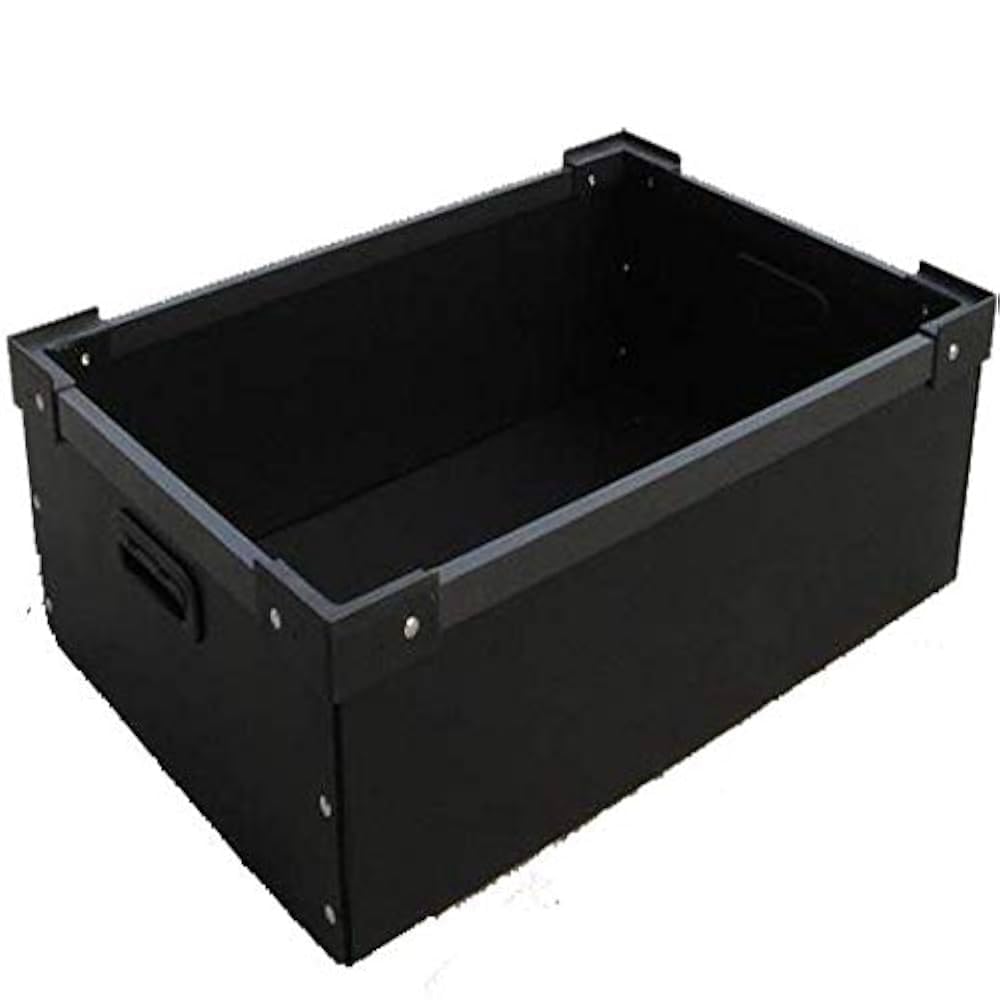 SKY ESD Safe Size (L 300 X W 200 X H 150) Antistatic Conductive PP Corrugated Box Storage Box ESD BINS-image-32