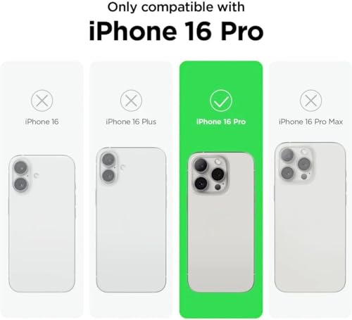 Image of Premium Liquid Silicone Case for iPhone 16 Pro - Slim Full Body Protective Back Cover with Soft Microfiber Lining, Anti-Slip Grip Scratch Resistant Phone Case (Black)