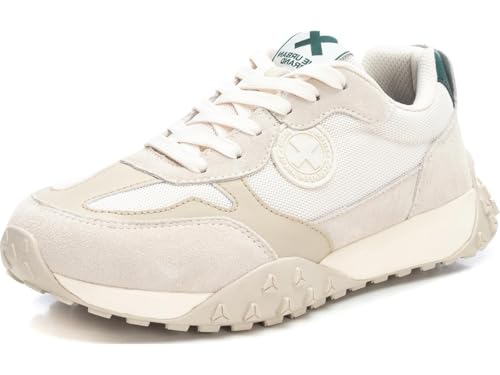 XTI - Zapatilla Cierre de cordón para Hombre, Color: Blanco, Talla: 44