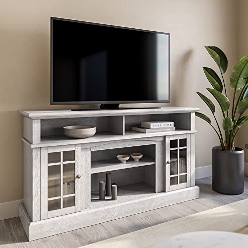 Reviews for BELLEZE Traditional Rustic Wood TV Stand & Media