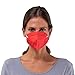 Produktbild elasto 10x FFP2 Masken CE Zertifiziert 2233 Made in Germany 5-lagig FFP2 Atemschutzmasken hygienisch verpackt Mundschutzmaske Partikelfiltermaske farbig bunt (10x Rot)