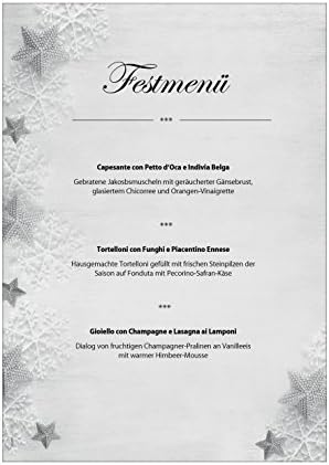 SIGEL DP248 Christmas writing paper "Frozen Stars", A4, 90 gsm, 100 sheets