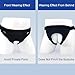 Inguinal Hernia Support for Men and Women with Removable Compression Pad and Adjustable Waist Belt, Suitable for Unilateral/Bilateral Inguinal Hernia Belt(White,Small)