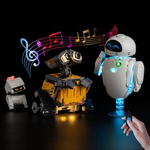 BrickSoul Light & Sound Kit for Lego Wall-E & EVE 43279 Set, Lights Only