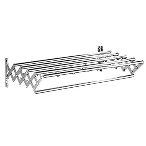 Rack de serviettes rétractable LWX en acier inoxydable brossé pour l'organisation de salle de bain