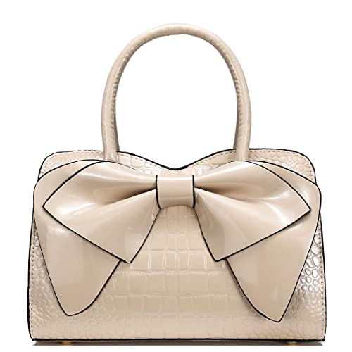 JHVYF Satchel Purses and Handbags for Women Shoulder Tote Bags Nude K025